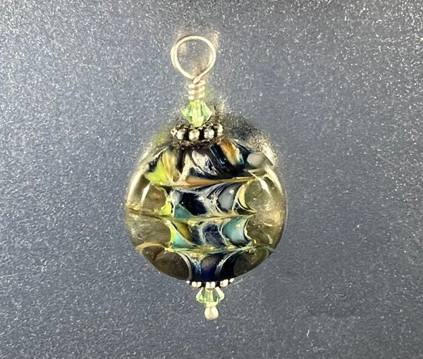 Hurricane Lampwork Pendant