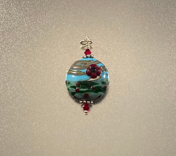 “In Flanders Fields...” Lampwork (Glass) Bead