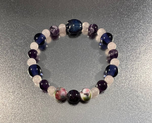 Shades Of Purple Scarab Bracelet (02)