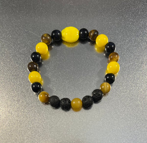 Yellow Scarab Bracelet